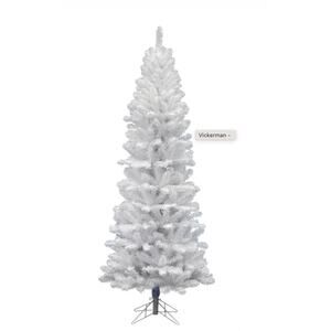 5.5 ft White Salem Pencil Pine Artificial Christmas Tree Unlit